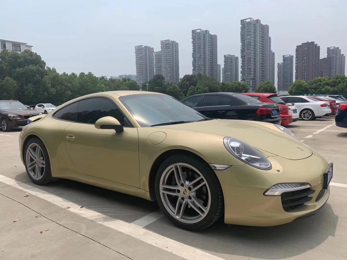丽水2014年8月保时捷9112012款carrera34l香槟色自动档