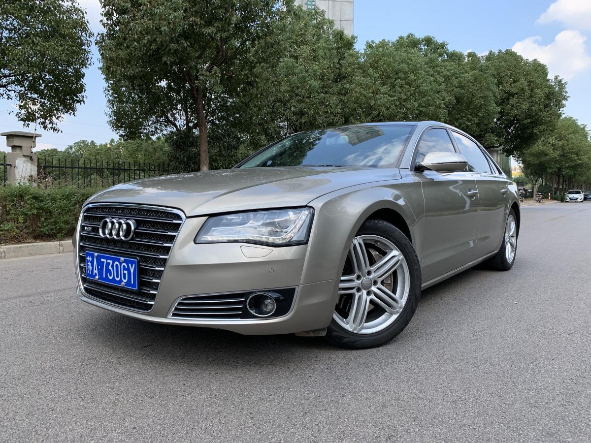 南京2012年8月奥迪奥迪a82012款a8l45tfsiquattro豪华型香槟色自动档