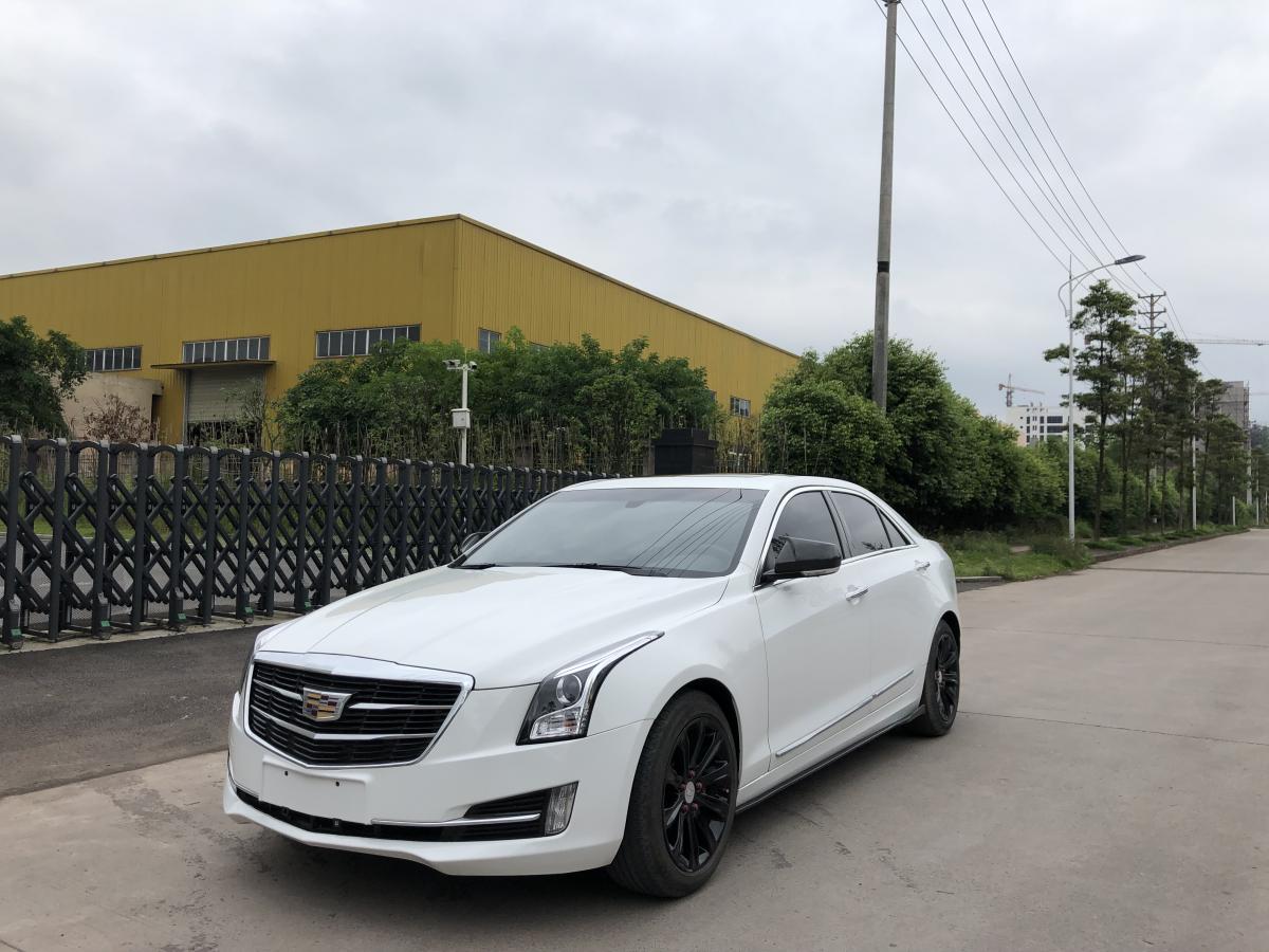 泸州2018年4月凯迪拉克ats28t精英型白色自动档