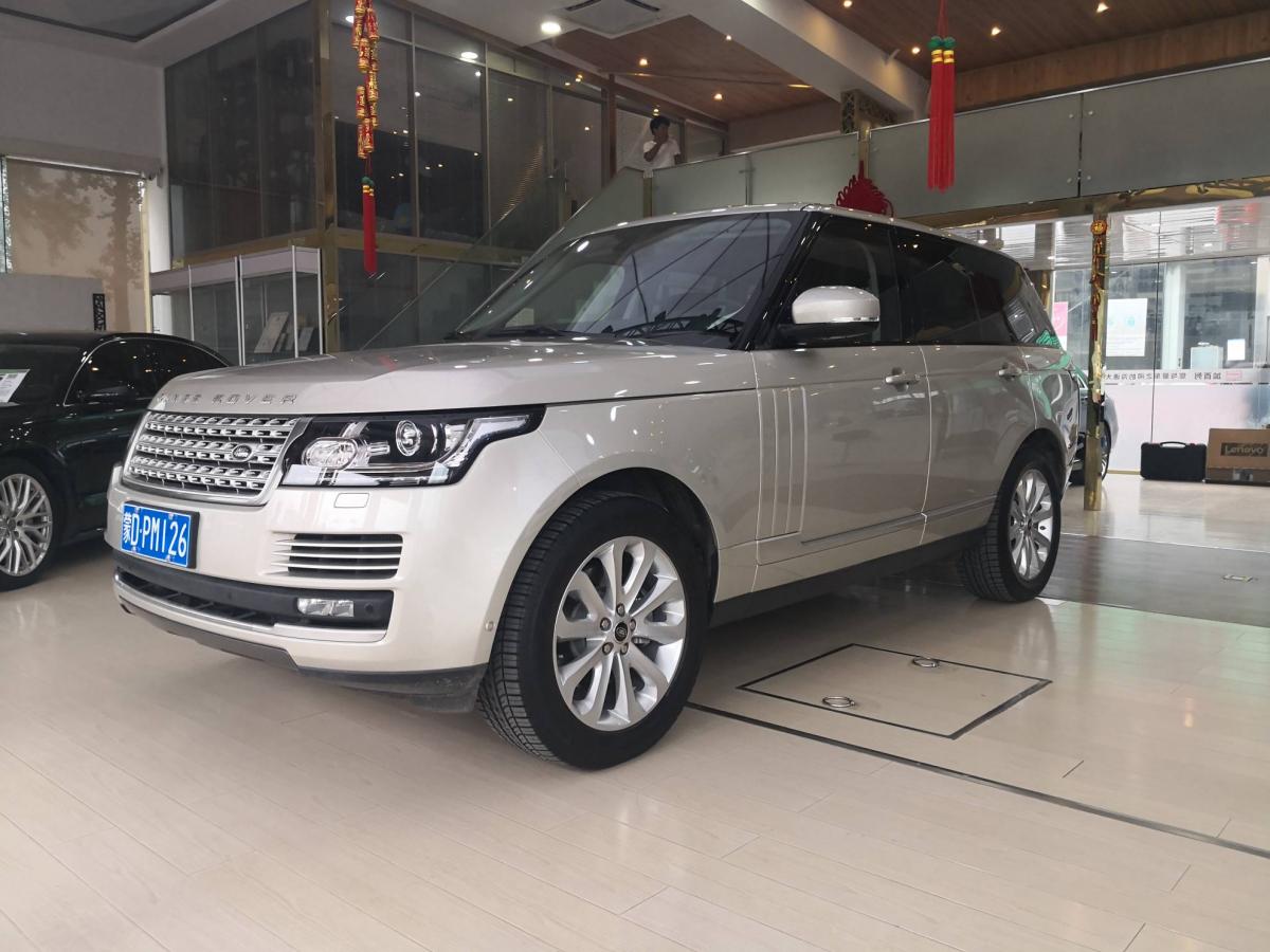 北京2019年8月路虎揽胜2014款30tdv6voguese香槟色自动档
