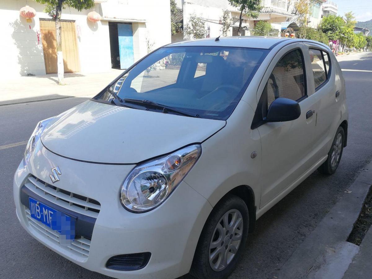 绵阳2013年2月铃木奥拓2013款10l手动实用型白色手动挡