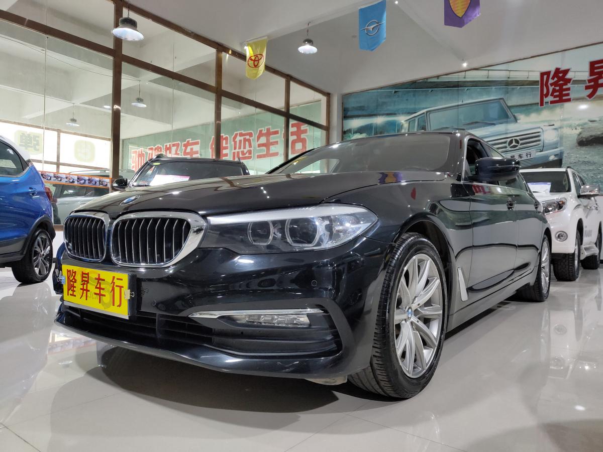 白银2018年1月宝马宝马5系528li领先型黑色自动档