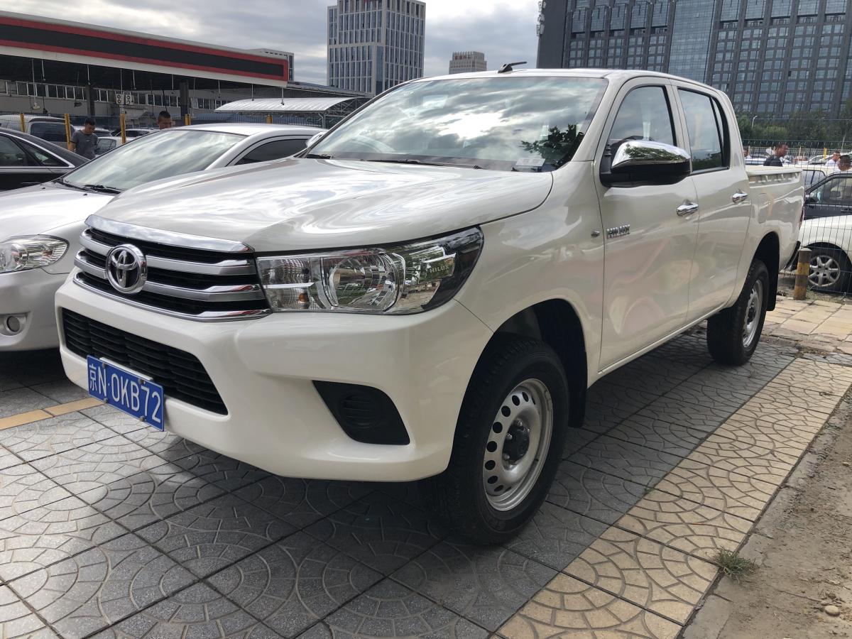 北京2019年1月丰田海拉克斯hilux27l自动挡白色自动档