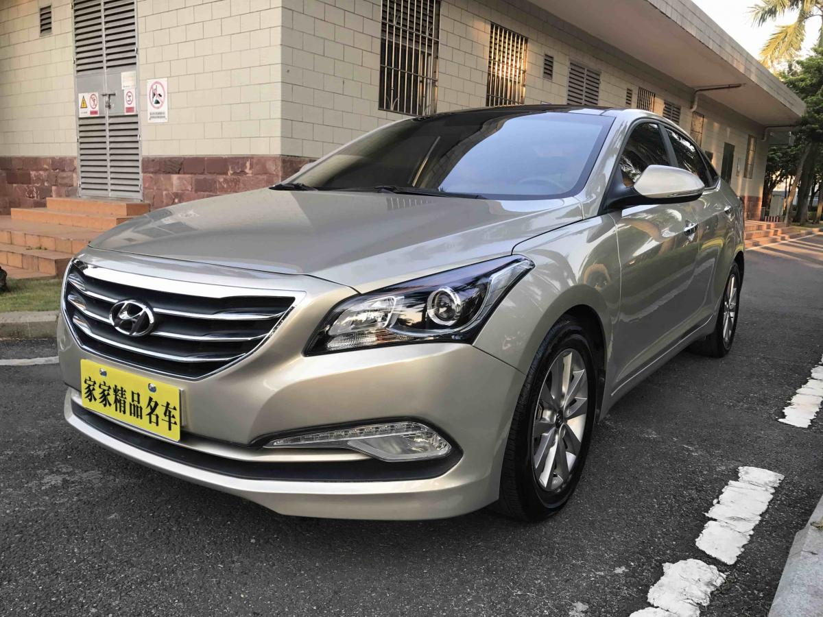 佛山2015年12月现代名图2014款18l自动智能型gls香槟色自动档