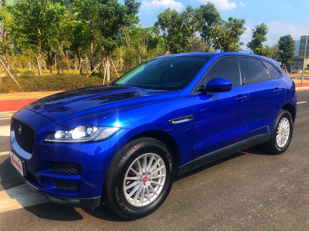 三明2017年9月捷豹fpace2018款20t两驱都市尊享版蓝色自动档