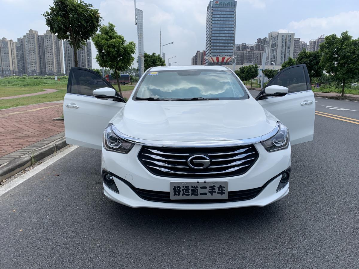 东莞2018年1月广汽传祺ga62016款235tdct精英版白色自动档