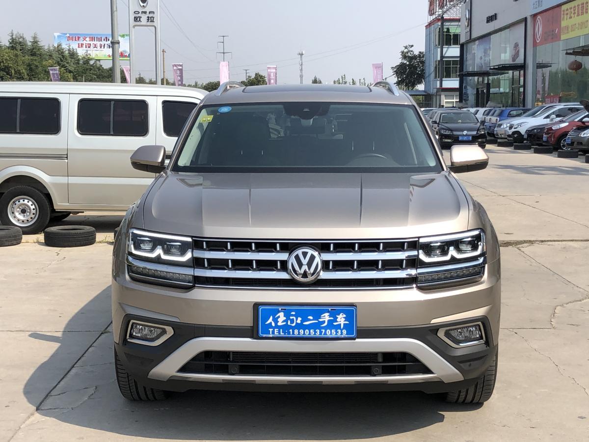 济宁2018年8月大众途昂2017款330tsi两驱旗舰版香槟色自动档