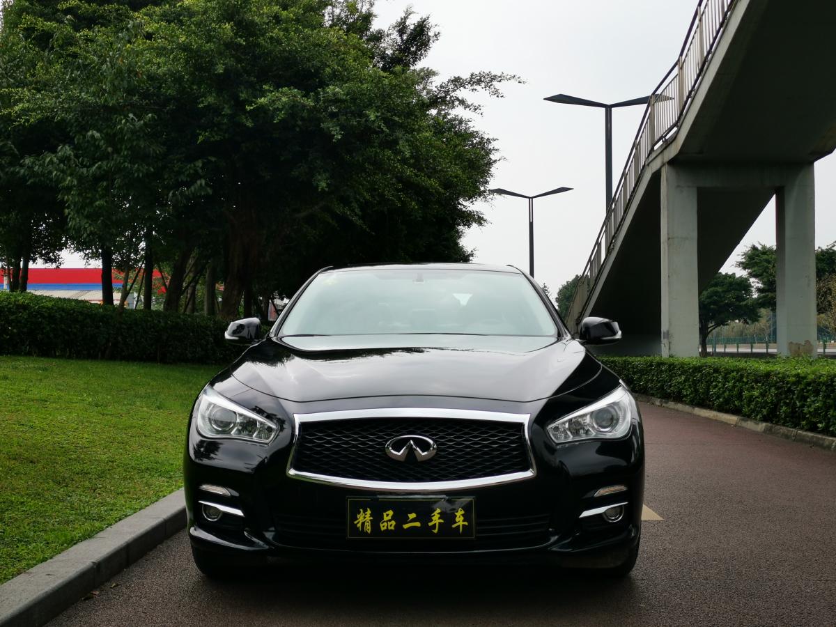乐山2018年1月英菲尼迪q50l2018款20t舒适版国vi黑色自动档