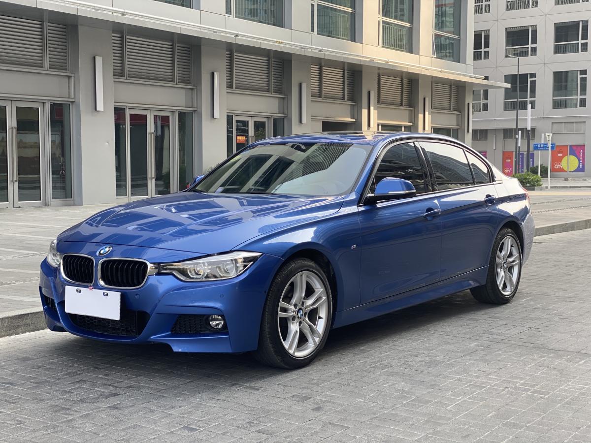 深圳2018年5月宝马宝马3系320li领先型m运动套装蓝色自动档