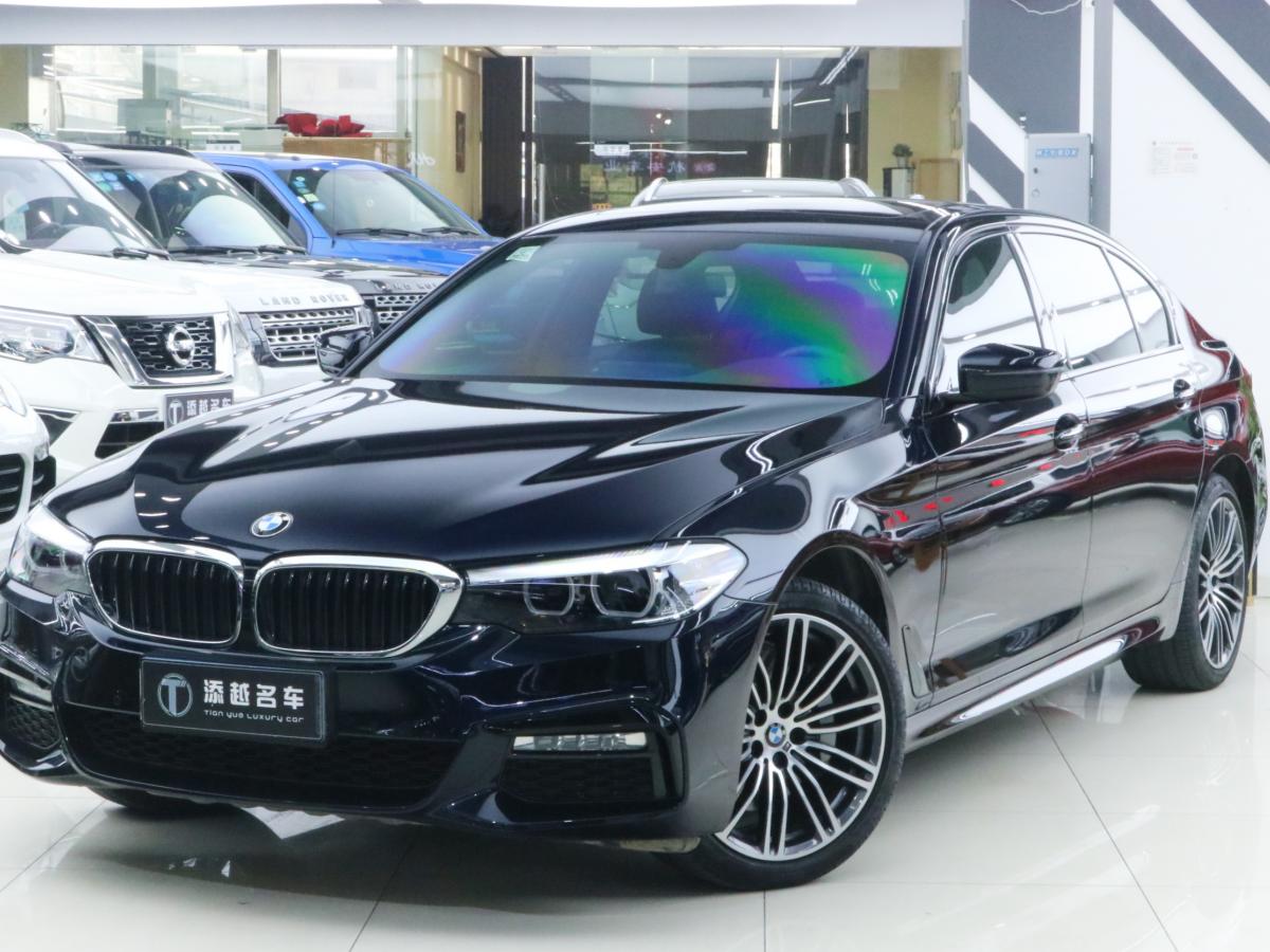 杭州2018年8月宝马宝马5系2018款530im运动套装蓝色自动档