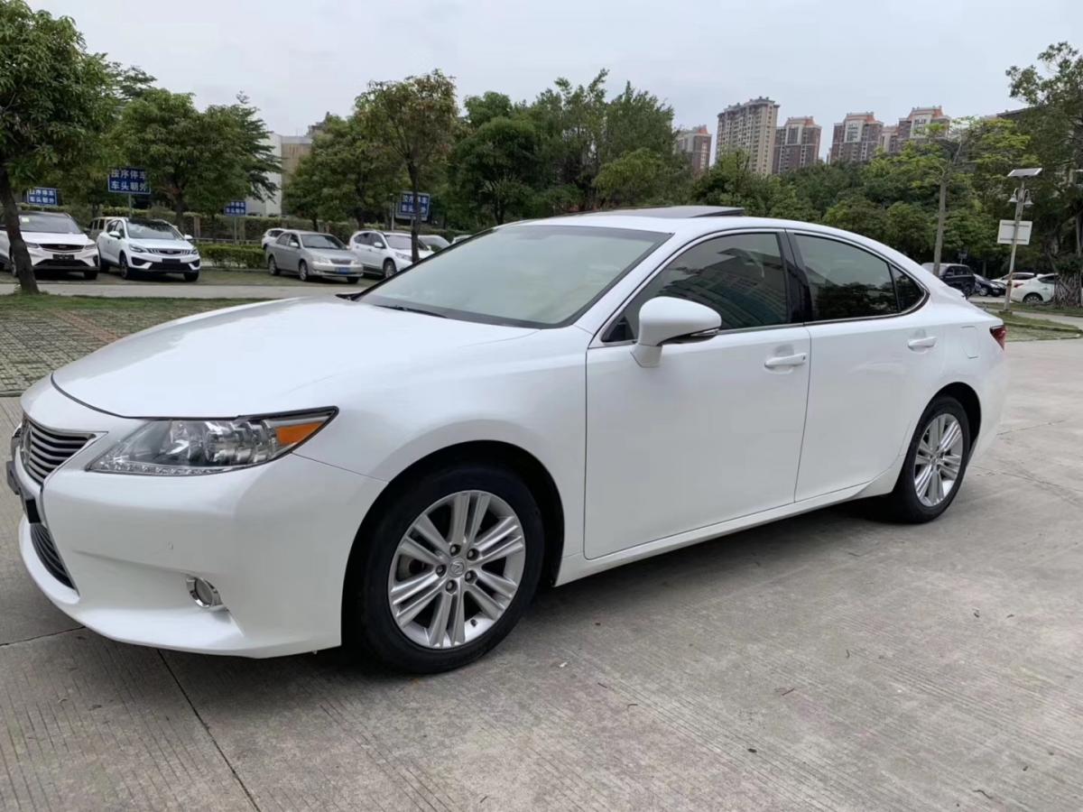 漳州2014年6月雷克萨斯es2014款250精英版白色自动档