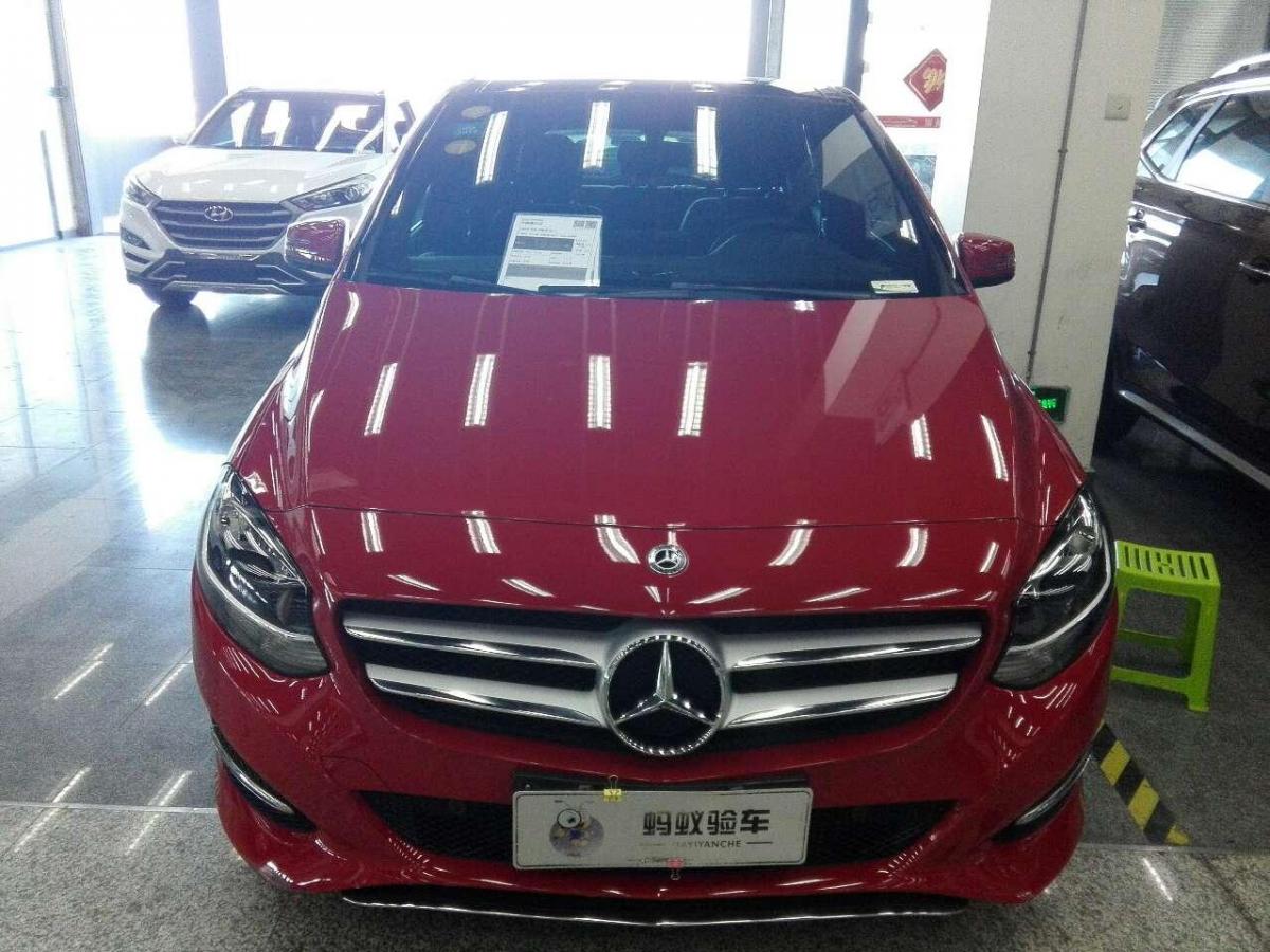 南京2017年12月2017款奔驰b级进口b200动感型红色