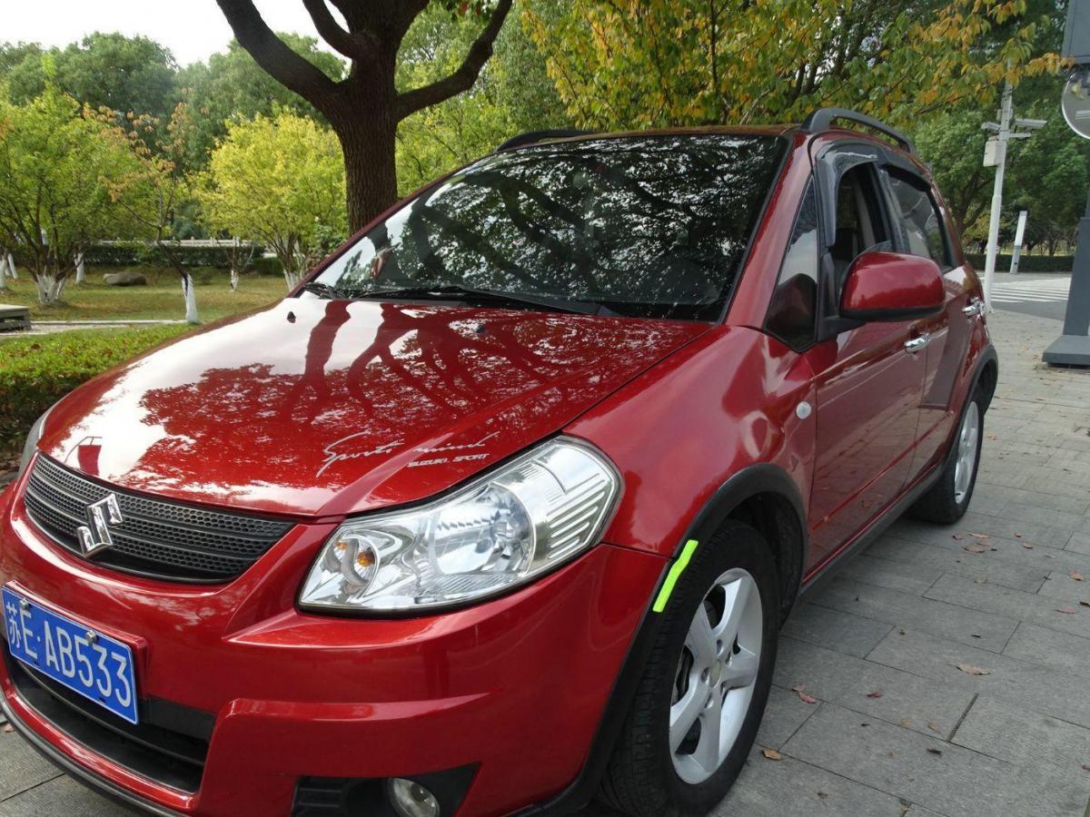 苏州2007年8月铃木天语sx4两厢2007款16自动豪华版m16a1红色自动档