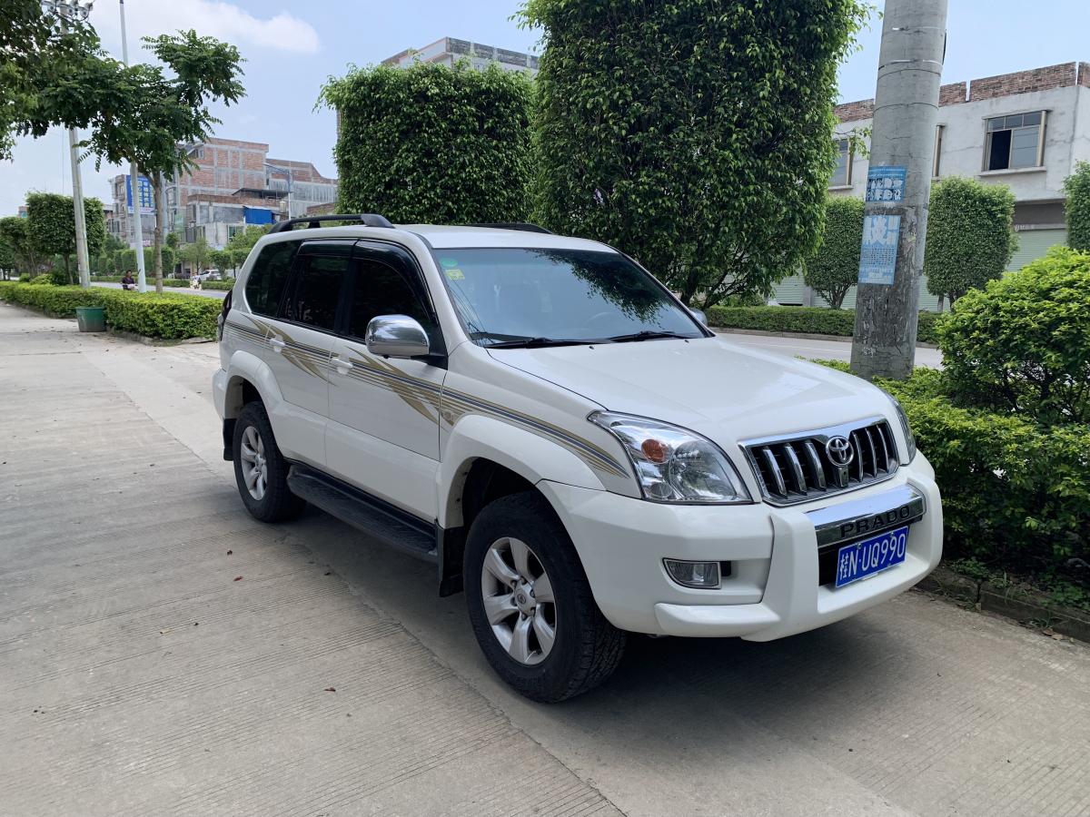 钦州2008年7月丰田普拉多普拉多进口2700白色手动挡