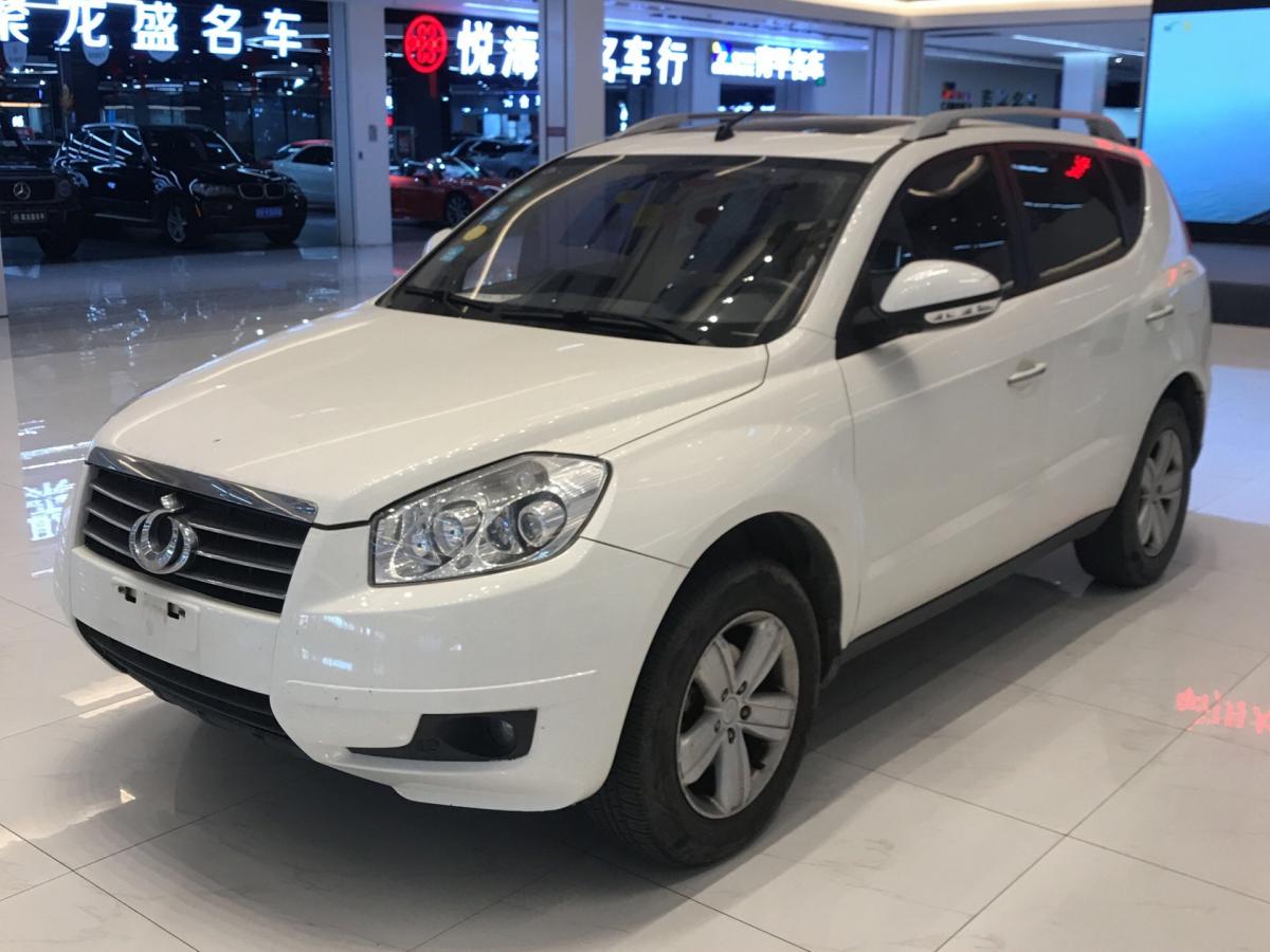 沧州2012年9月吉利吉利gx72012款18l手动行政版白色手动挡