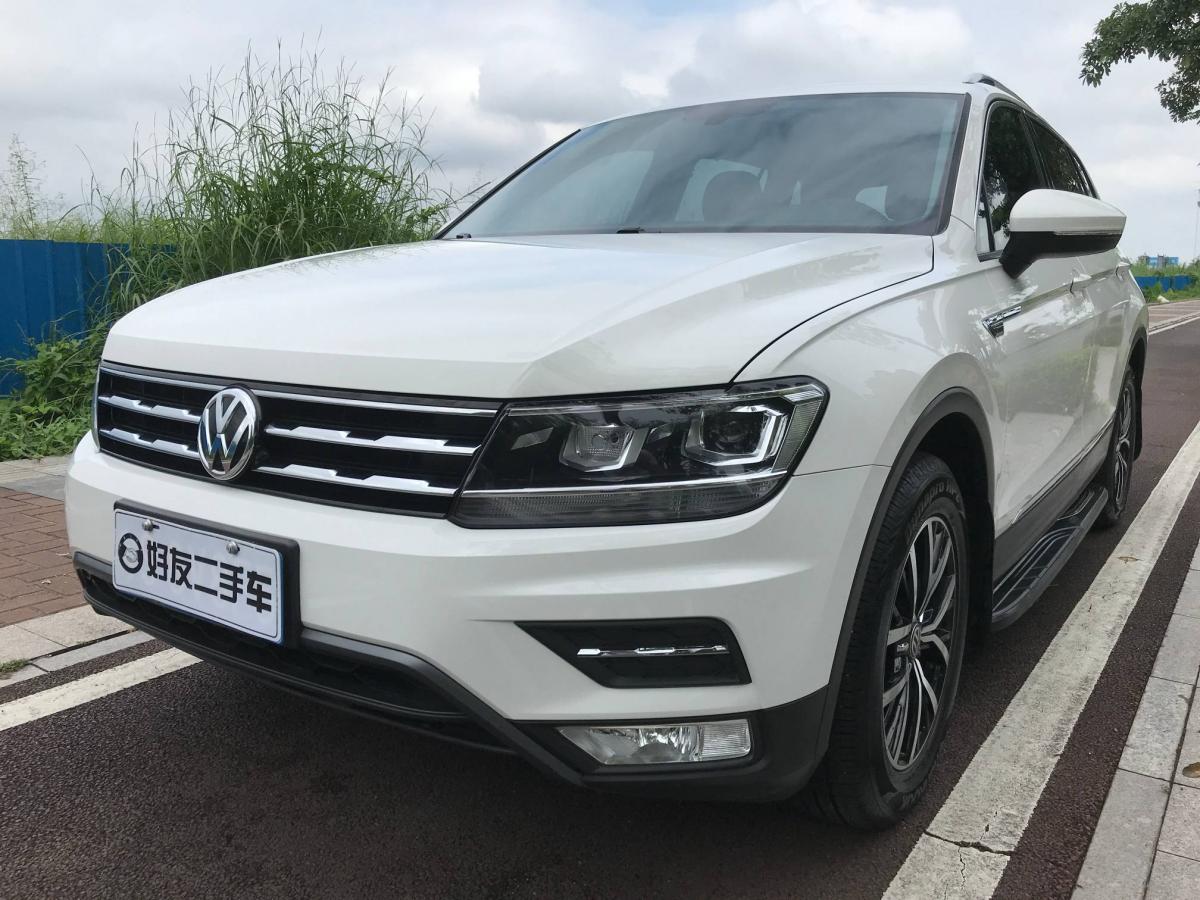 广州2017年7月大众途观2017款300tsi自动两驱丝绸之路舒适版白色自动