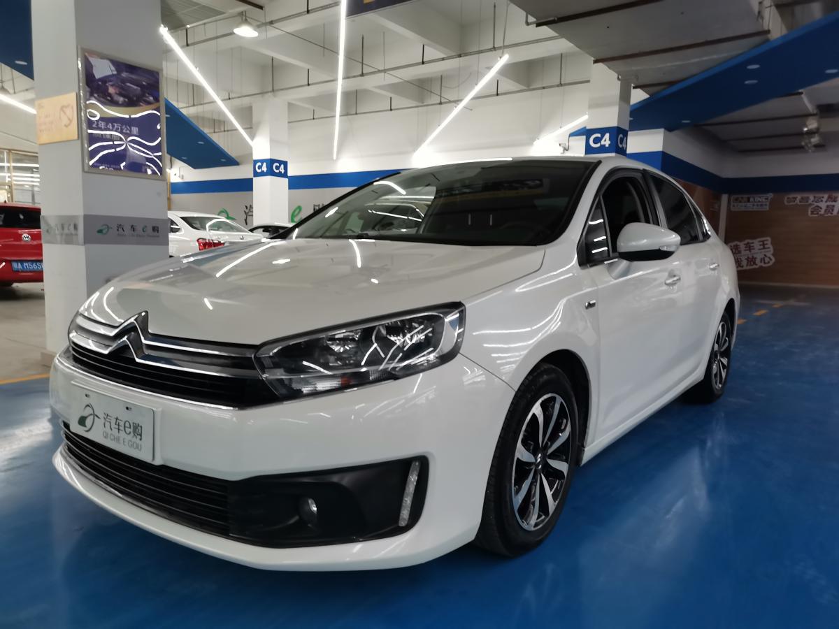 武汉2016年4月雪铁龙c4世嘉2016款12thp自动豪华型白色自动档