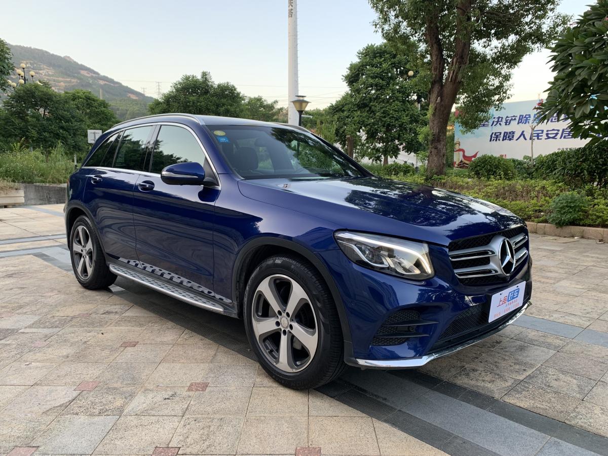 惠州2017年1月奔驰奔驰glc2016款glc2604matic豪华型蓝色自动档