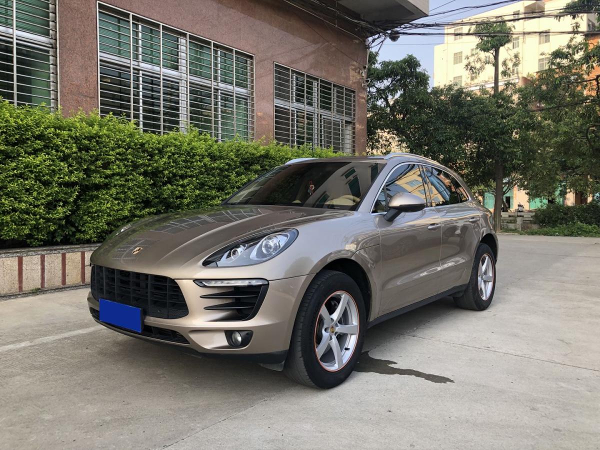 泉州2015年10月保时捷macan2014款macan20t香槟色自动档