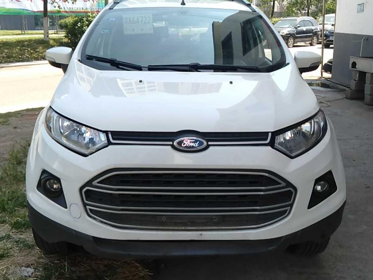 上饶2015年3月福特翼搏2013款15l手动风尚型白色手动挡