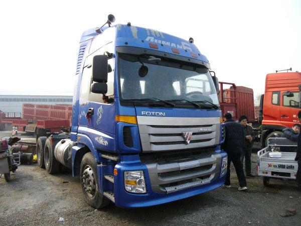 【济宁】2011年5月 销售二手福田欧曼双驱牵引半挂车 黑色 手动挡