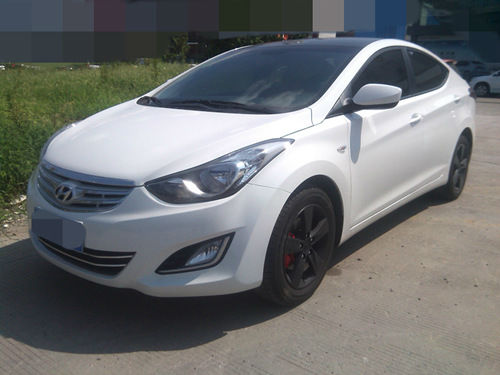 【宁波】2013年5月 北京现代朗动白色1.6l手自一体 白色 自动档