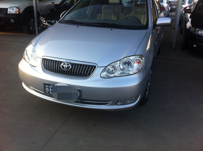 【苏州】2007年11月 丰田 花冠 2007款 花冠g-1.6-mt 银灰 手动挡