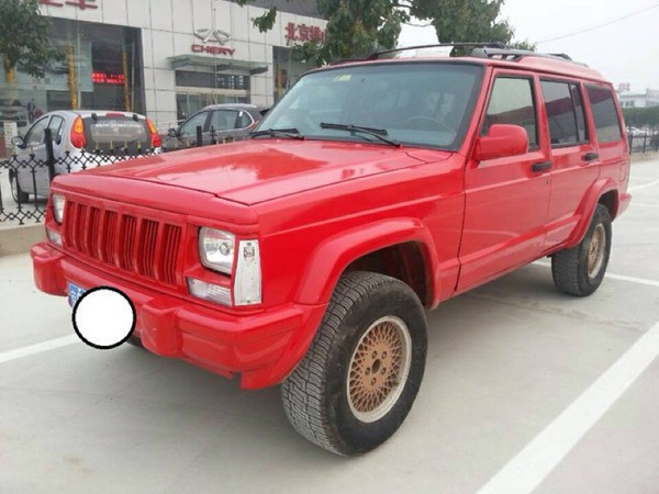 【北京】2001年7月 jeep 切諾基 超級 4.0 四驅bj2021e6l 紅色 自動檔