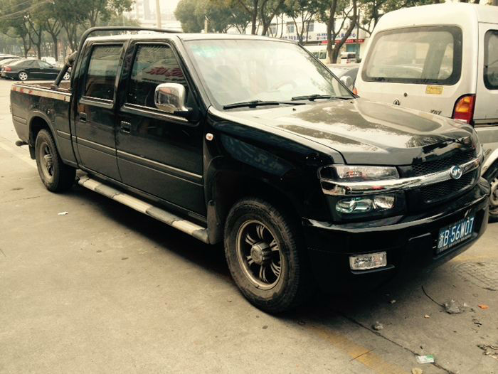 【宁波】2013年2月 江淮瑞驰新款加长皮卡 黑 黑色 手动挡