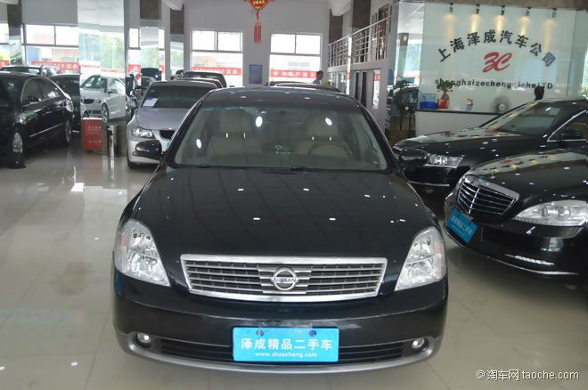 【上海】2003年10月 日产 天籁 1259款 御230jk豪华版 黑色 自动档