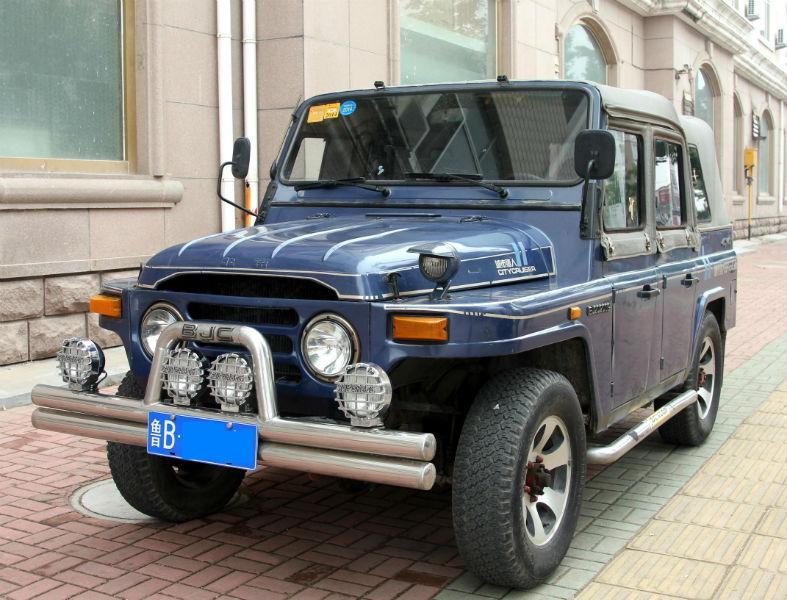 【青岛】1996年6月 吉普 2020sj 1996年原版带拖车 蓝色 手动挡