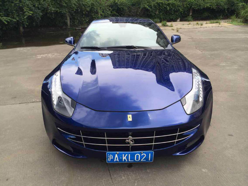 【盐城】2012年12月 法拉利 ff 6.3v12 豪车微信:jsdf2sc 蓝色 自动档
