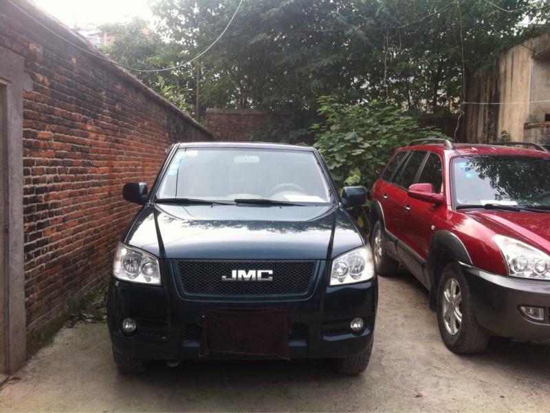 【娄底】2011年6月 江铃宝典皮卡车 绿色 手动挡