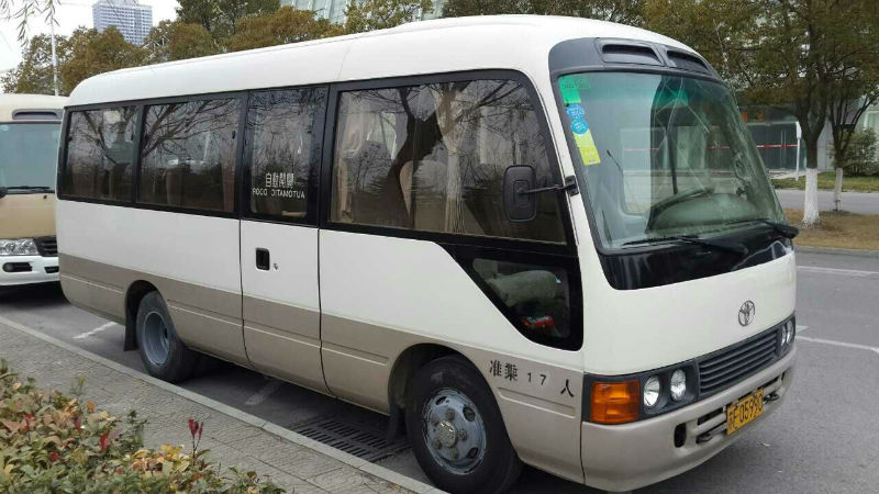 【上海】1998年1月 丰田考斯特 白色 手动挡