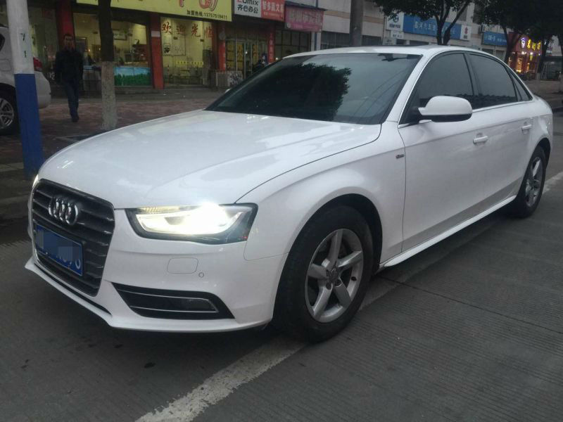 【宁波】2013年11月 奥迪a4l2.0t最新款 白色 白色 手自一体