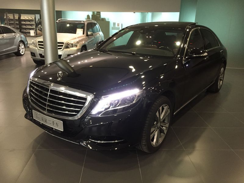 上海2013年11月奔驰奔驰s级s400l豪华型黑色自动档
