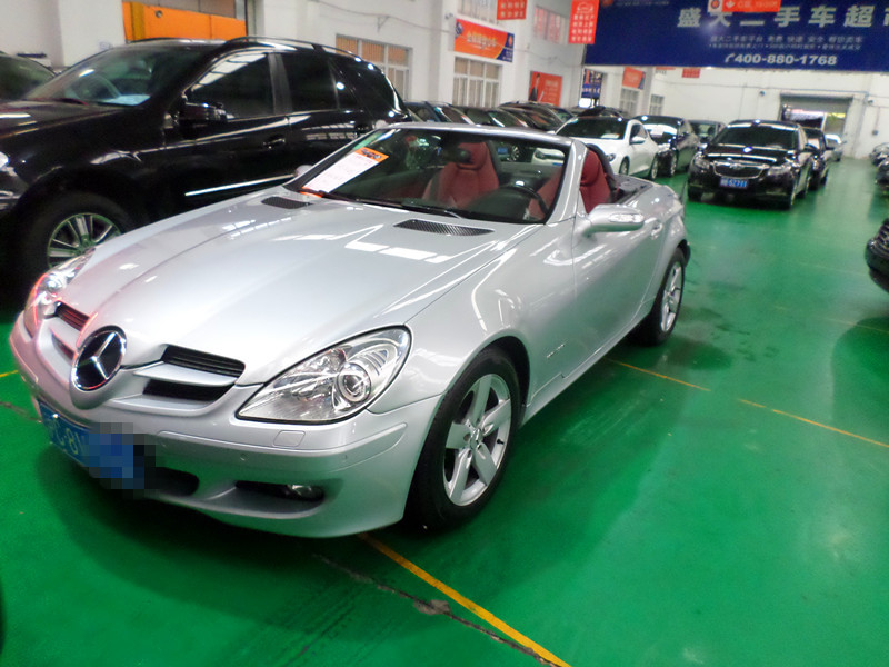 【上海】2005年7月 奔驰 slk级 slk200 kompressor -2004款 灰色 手动