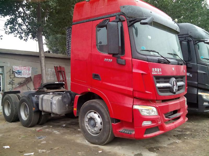 【济宁】2012年5月 急卖二手半挂牵引头车,可融资,可挂靠 红色 手动挡