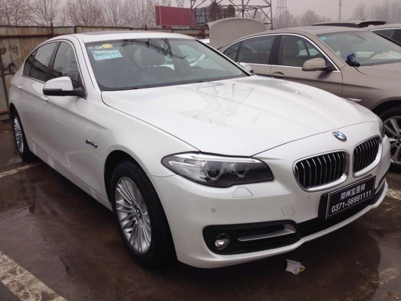 【郑州】2015年1月 宝马 宝马5系 525li 2.0t 领先型 白色 手自一体