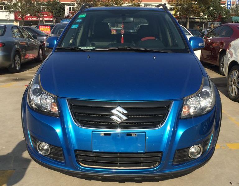 【湖州】2012年2月 铃木 天语sx4 1.6 酷锐款运动型 蓝色 手自一体