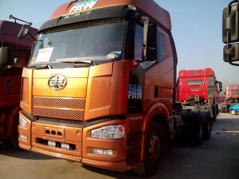 【济宁】2013年6月 急卖二手半挂牵引头车,可融资,可挂靠 红色 手动挡