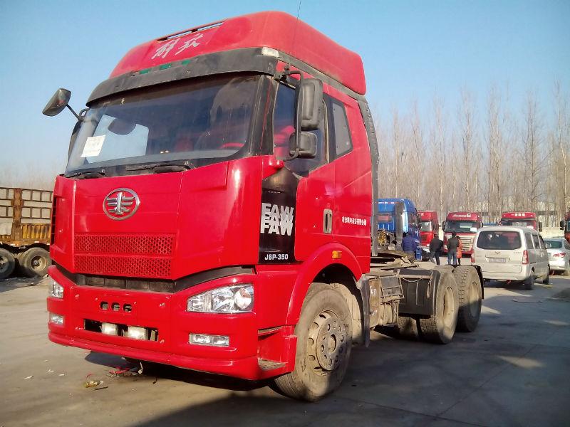 【济宁】2012年8月 低价出售二手半挂牵引头车,可融资可挂靠 红色