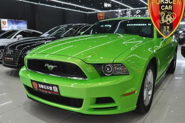 【苏州】2014年4月 福特 野马 2014款 3.7l 绿色 手自一体
