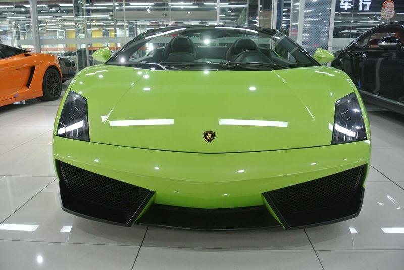 【杭州】2011年6月 兰博基尼 盖拉多 lp560-4 spyder 5.2 绿色 自动档