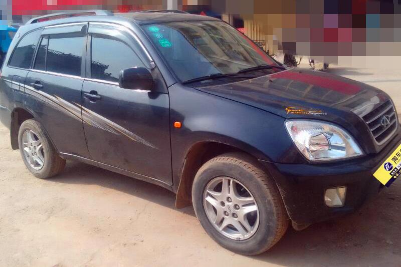 【泰州】2008年9月 奇瑞 瑞虎 1.6 08款手动高配 黑色 手动挡