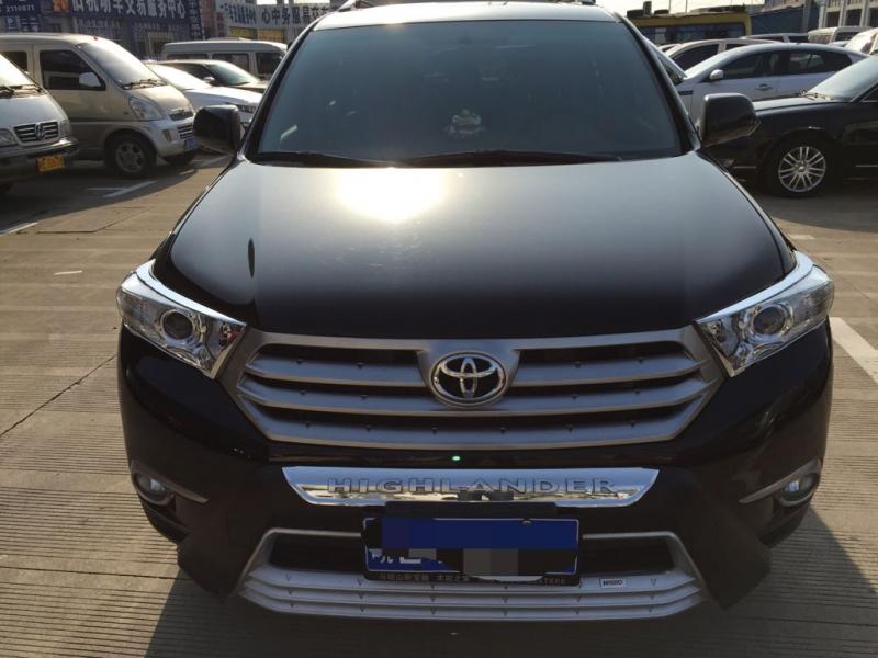 【马鞍山】2013年10月 丰田 汉兰达 2.7 两驱7座豪华版 黑色 手自一体