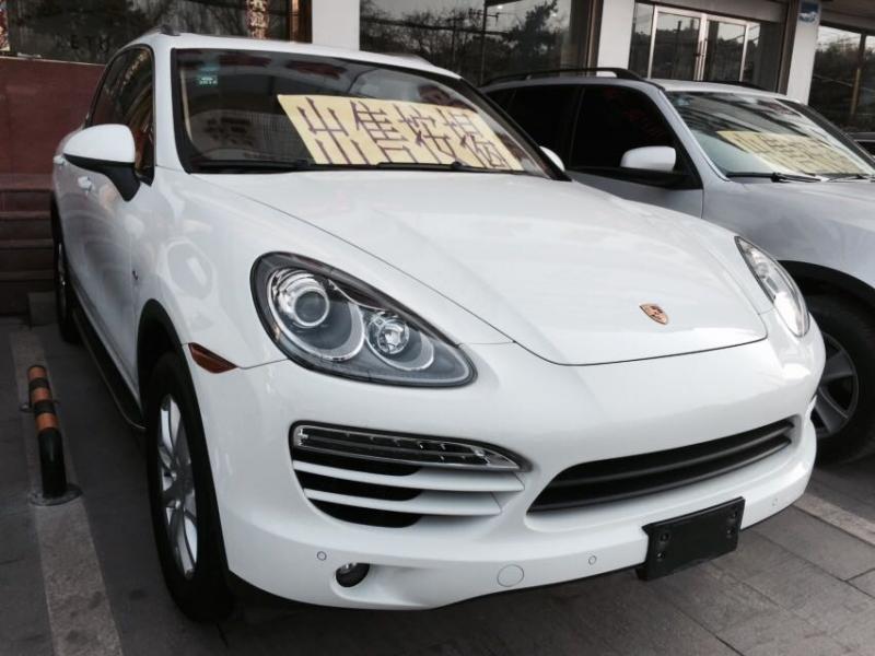 【兰州】2013年10月 保时捷 卡宴 3.0t 白色 手自一体