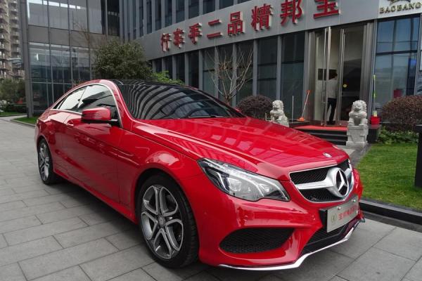 【上海】2014年9月 奔驰 e级双门轿跑车 e260 coupe 红色 自动档