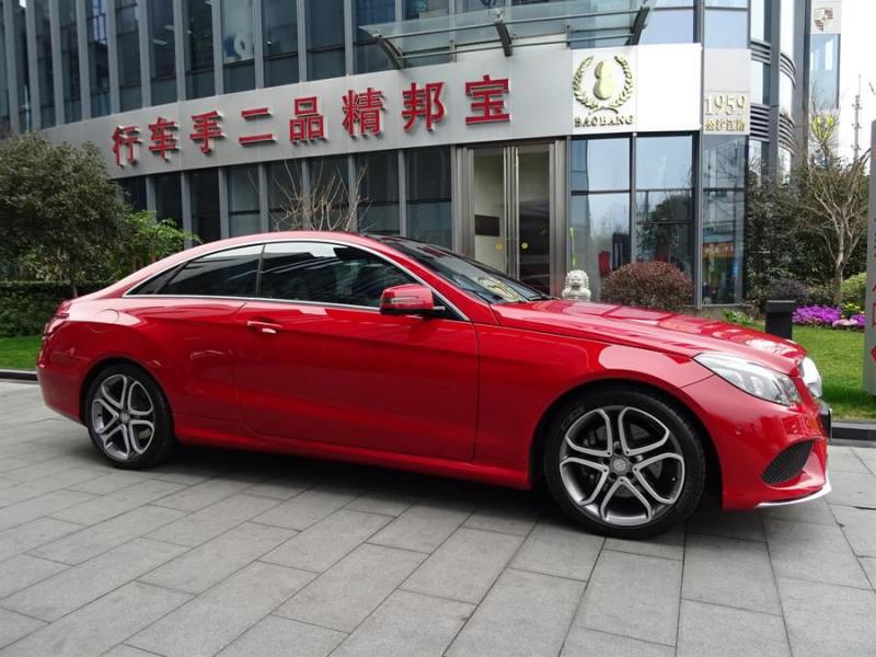 【上海】2014年9月 奔驰 e级双门轿跑车 e260 coupe 红色 自动档