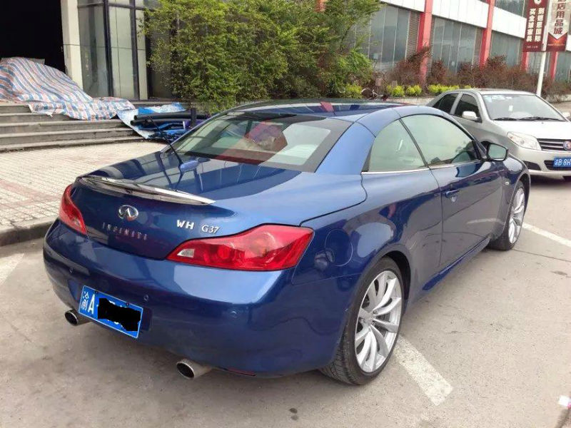 【重庆】2011年3月 英菲尼迪 g 37 敞篷 3.7 合金版 蓝色 手自一体